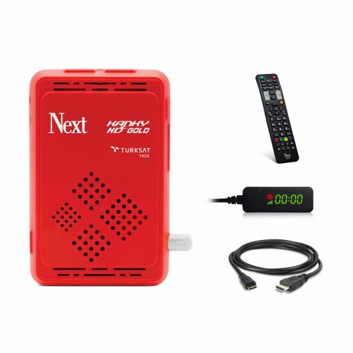 Next Kanky HD Gold Full HD Uydu Alıcısı | IPTV & IP TV Destekli - Türksat 5B Güncellemeli